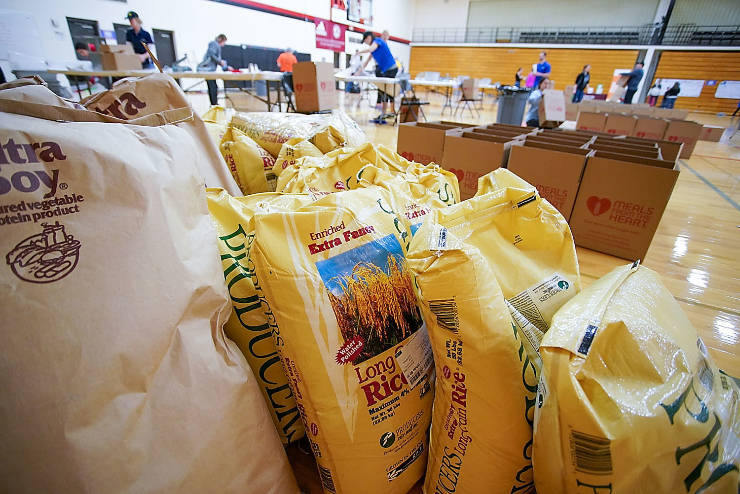 Feeding the hungry